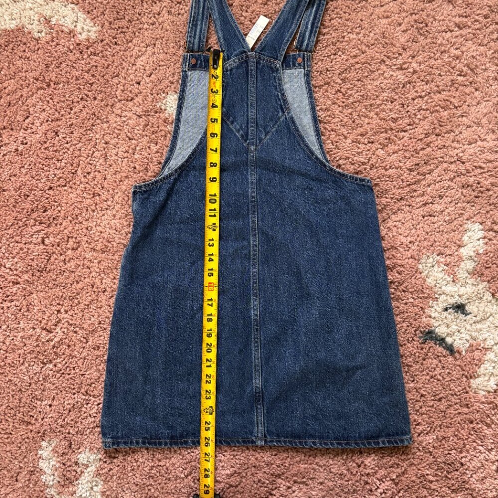 Madewell NWT Womens Size Small Denim Overall Mini Dress - Picture 6 of 7